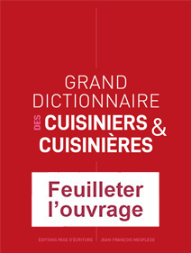 feuilleter le dictionnaire des cuisiniers